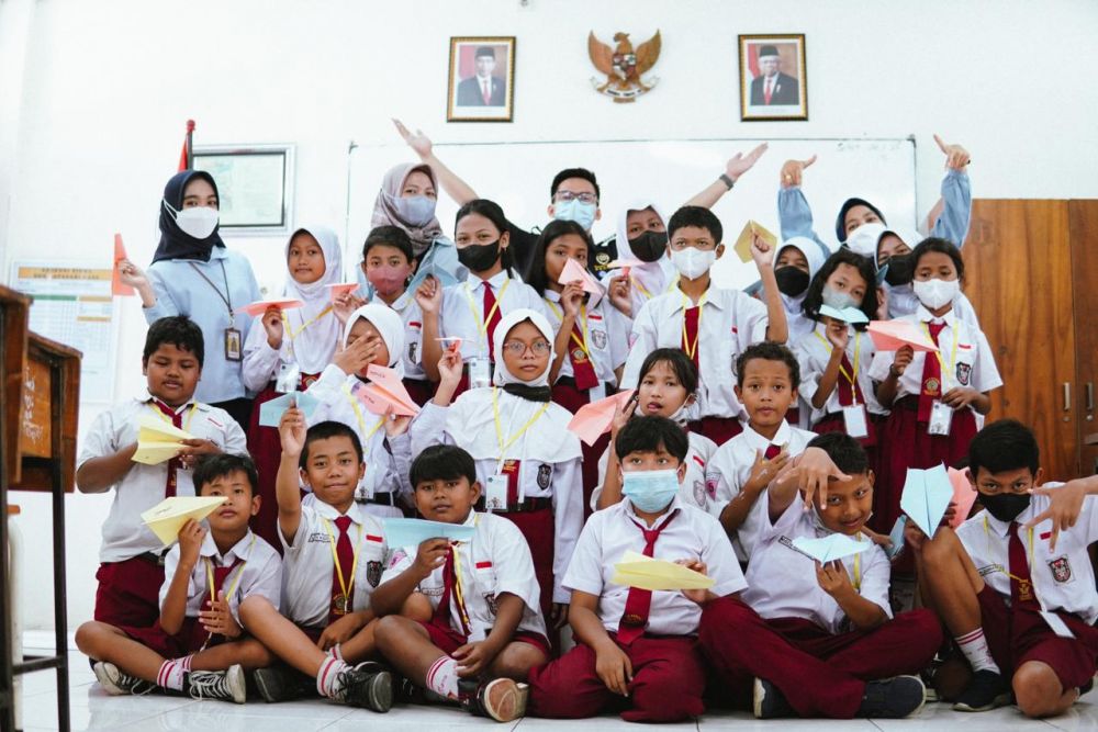 Siswa SD peringati Hari Oeang Republik Indonesia