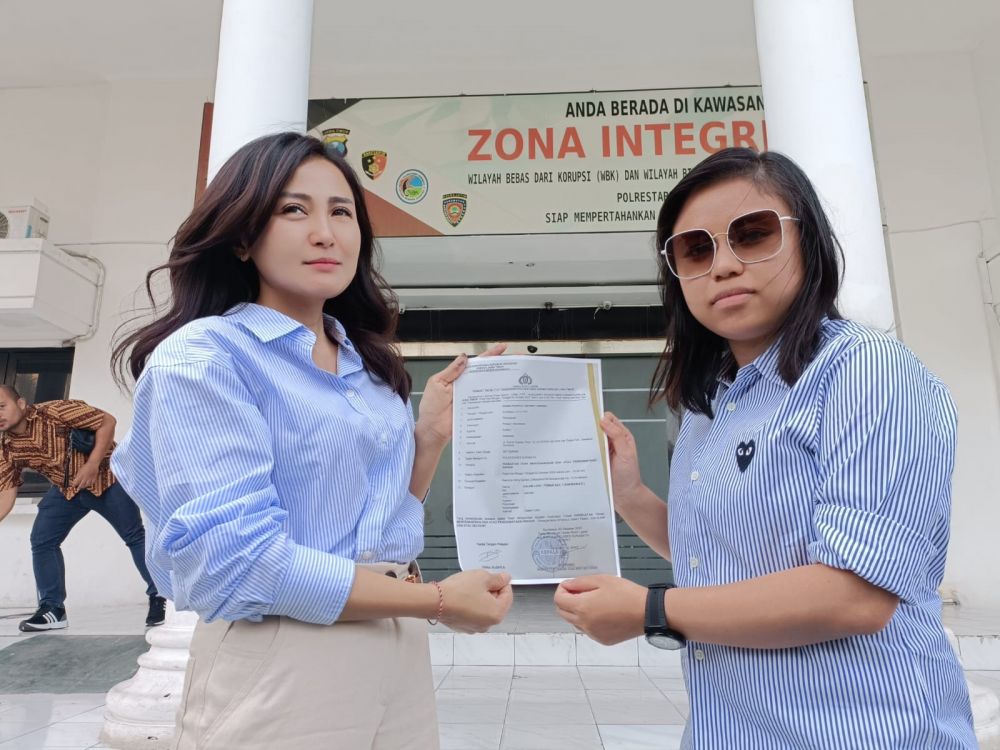 Korban didampingi penasehat hukumnya