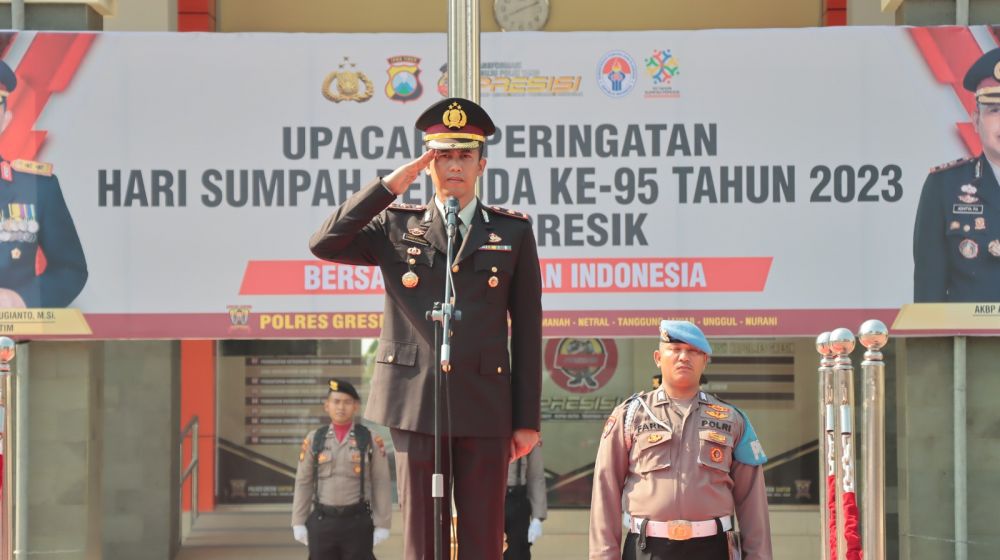 Wakapolres Gresik Kompol Erika Purwana Putra