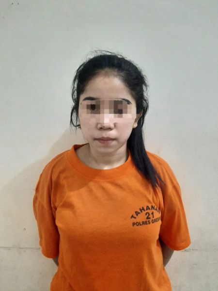 Tersangka diamankan Polres Gresik
