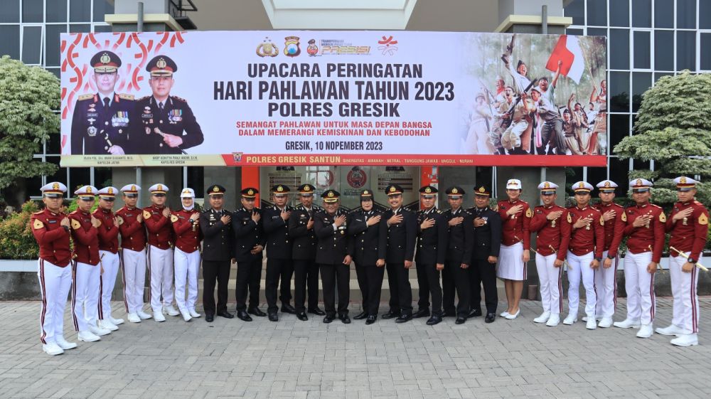 Polres Gresik peringati Hari Pahlawan 10 November ke-78