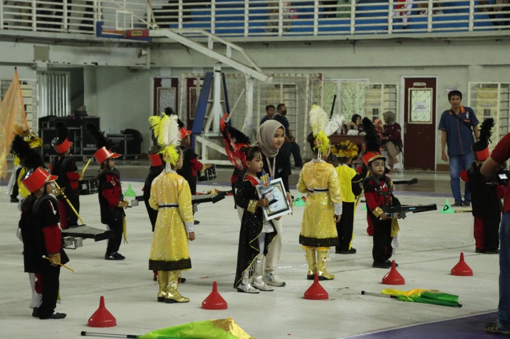 Lomba Giri Santun Marching Band Kapolres Cup 2024