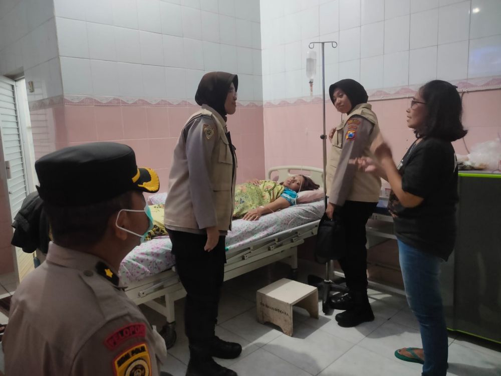 Tim konselor Polres Bondowoso lakukan pendampingan di RS Bhayangkara