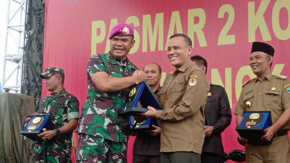Perhutani KPH Lawu Ds Beri Dukungan Kegiatan Baksos Pasmar 2 Korps Marinir
