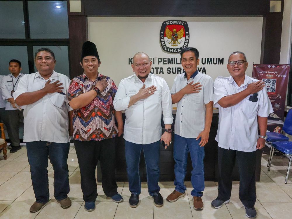 Ketua DPD RI Kunjungi KPU Surabaya dan Sidoarjo Pantau Persiapan Pemilu