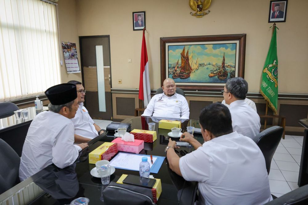 Ketua DPD RI AA LaNyalla Mahmud Mattalitti terima kunjungan REI