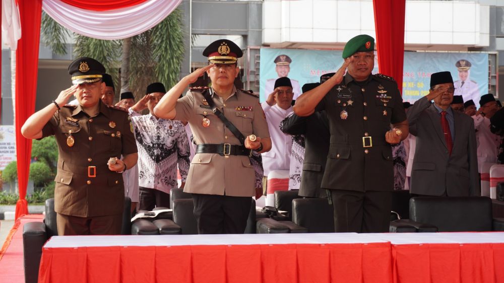 Kapolres Gresik Hadiri Peringatan HUT ke-50 Pemkab Gresik