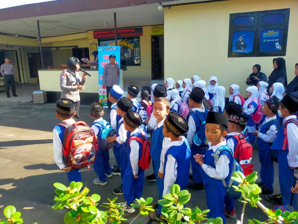 Kapolsek Karangrejo AKP Nenny Sasongko beri pembekalan siswa siswi Paud