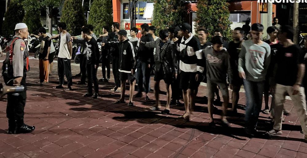 Polres Gresik Gelar Patroli Sahur dan Tadarus, Gagalkan Aksi Balap Liar
