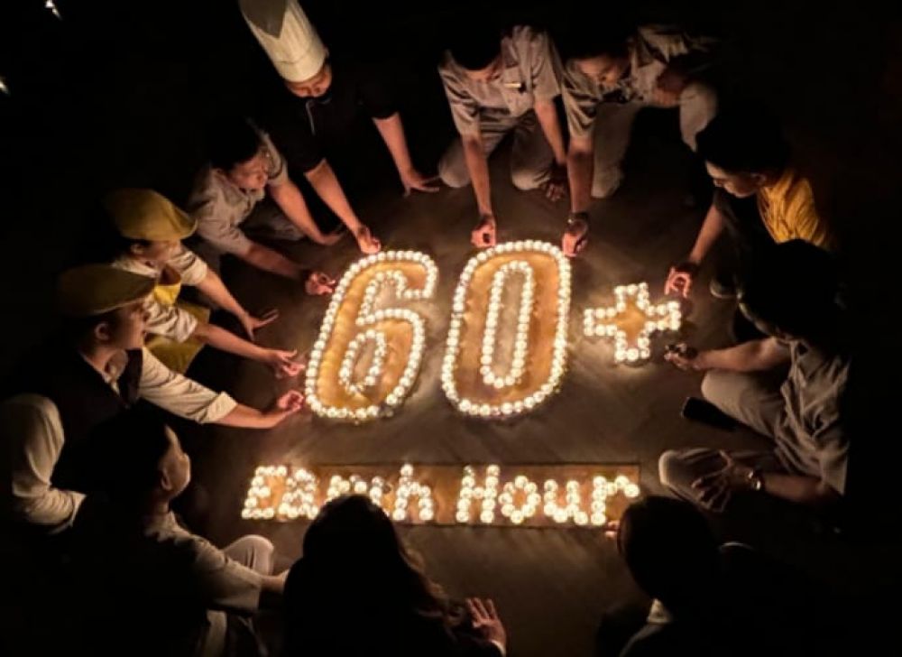 Komitmen Lindungi Bumi, Santika Indonesia Hotel & Resort Bergabung di Gerakan Earth Hour 2024