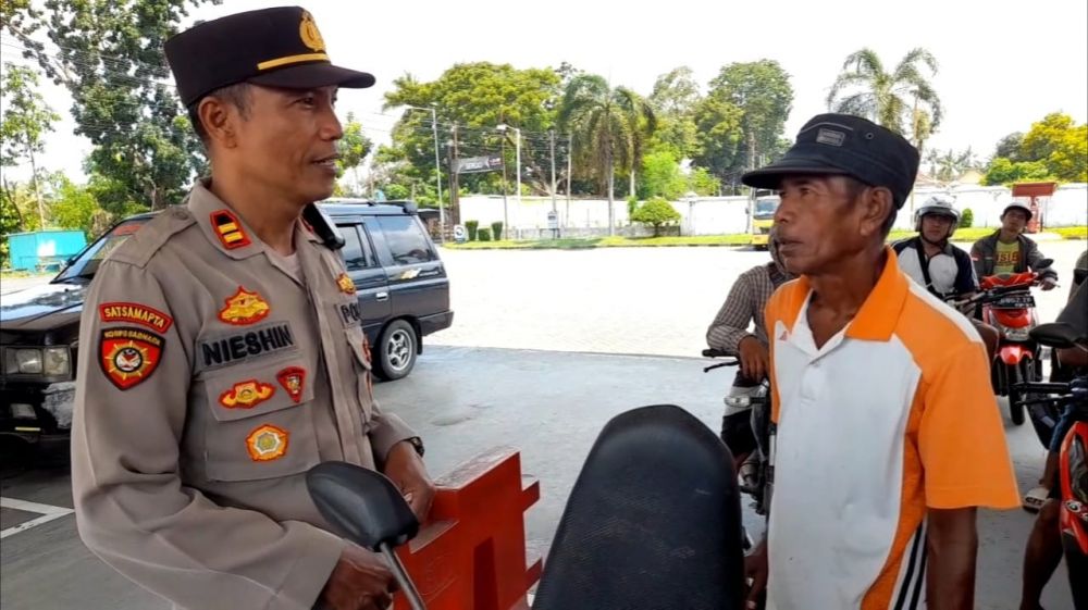 Polsek Klabang sidak SPBU, pastikan stok aman jelang lebaran