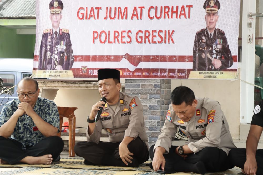 Polres Gresik gelar Jum'at curhat 
