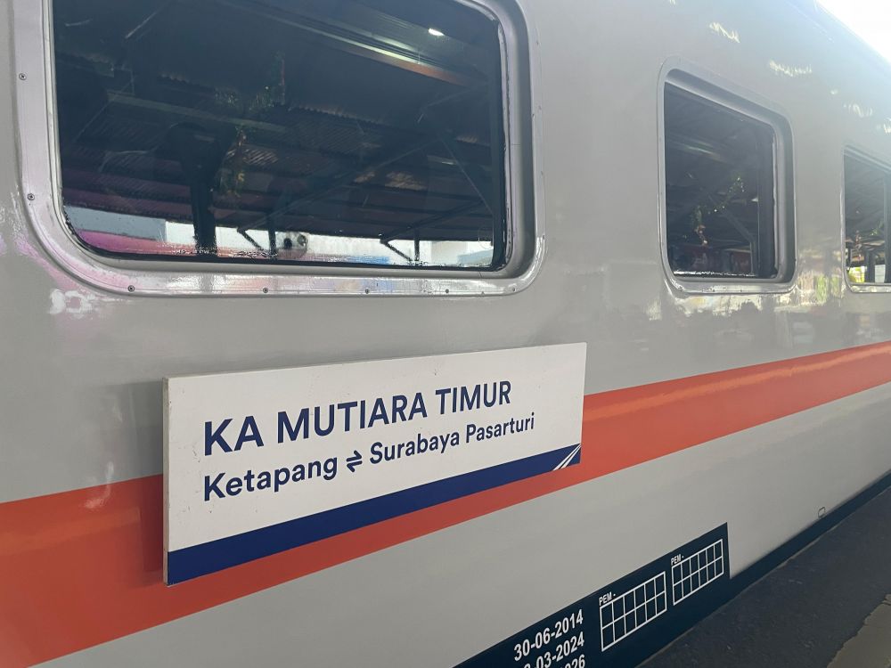 KA Mutiara Timur Hadir dengan Kereta New Generation