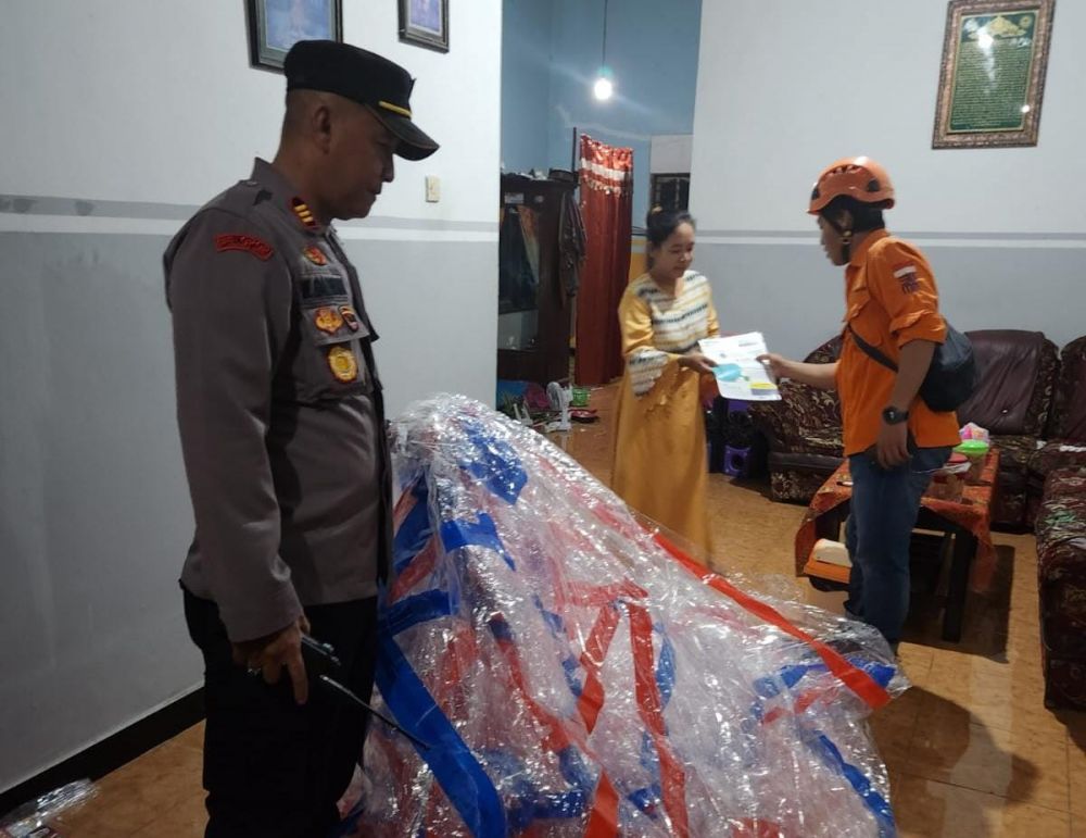 Polres Tulungagung sita balon udara siap diterbangkan
