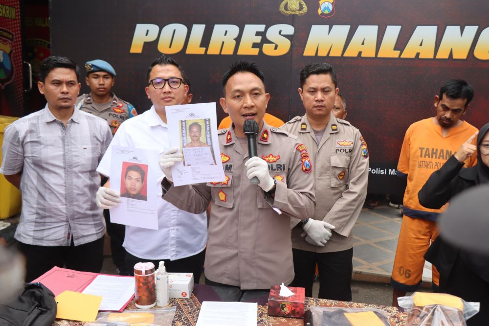 Satreskrim Polres Malang Ringkus 4 Tersangka Perampokan Kalipare