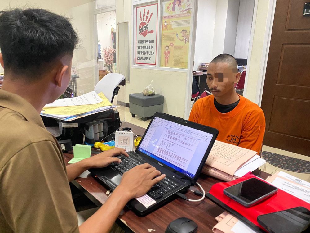 Polisi amankan tersangka pelaku pencabulan 