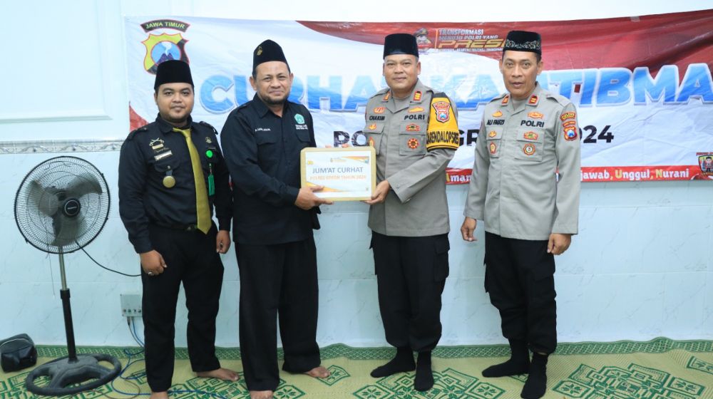Jum'at Curhat, Polres Gresik dan Pagar Nusa Gelar Silaturahmi