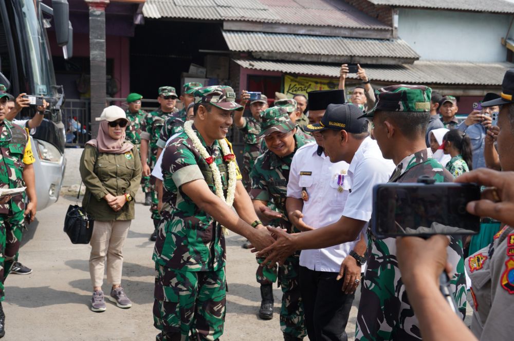TMMD ke-120 Kodim 0816/ Sidoarjo di Kunjungi Tim Wasev Mabes TNI AD