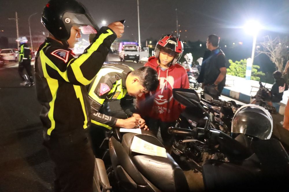 Polres Pacitan amankan pelaku balap liar 