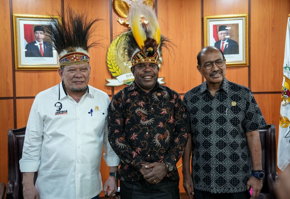Ketua DPD RI AA LaNyalla Mahmud Mattalitti terima kunjungan Asosiasi MRP