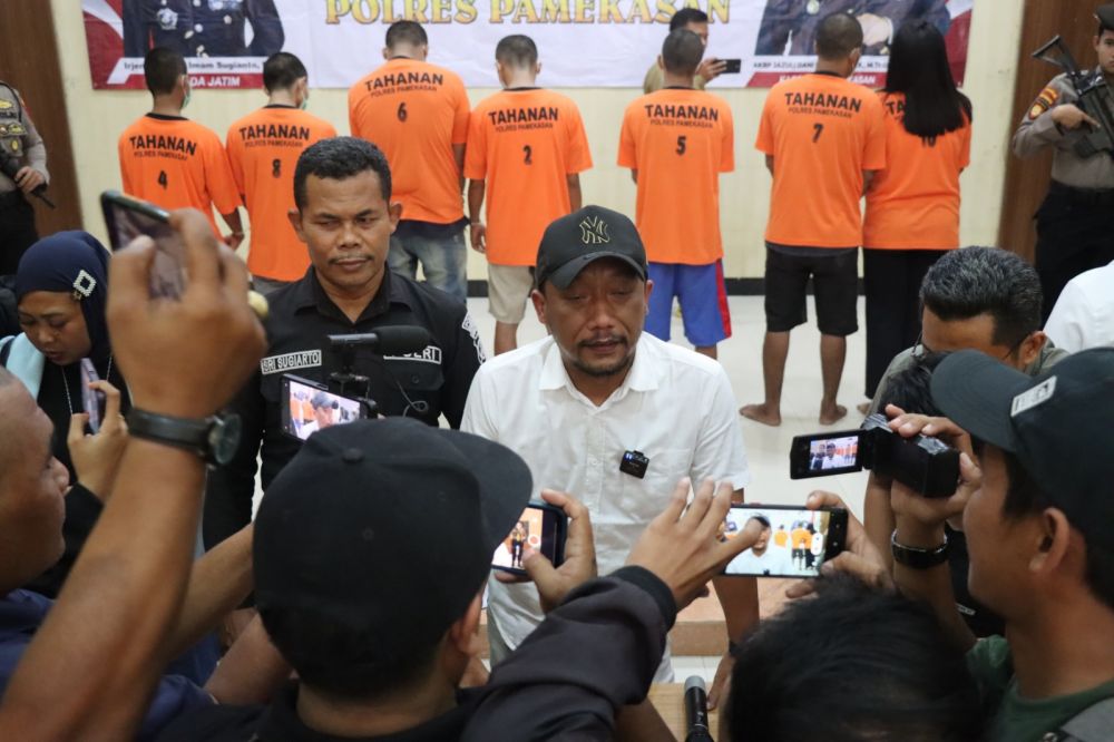 Satreskrim Polres Pamekasan Bekuk Tersangka Pasutri dan Penadah Curanmor
