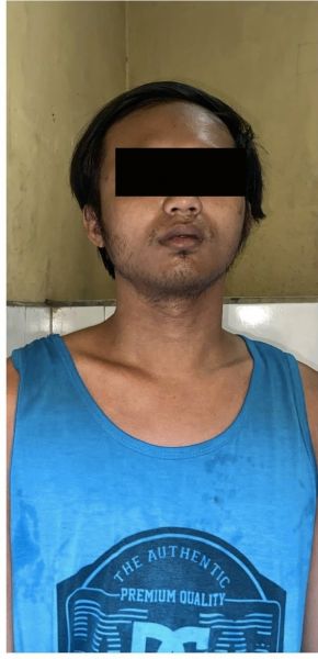 Tersangka diamankan Polsek Semampir Surabaya