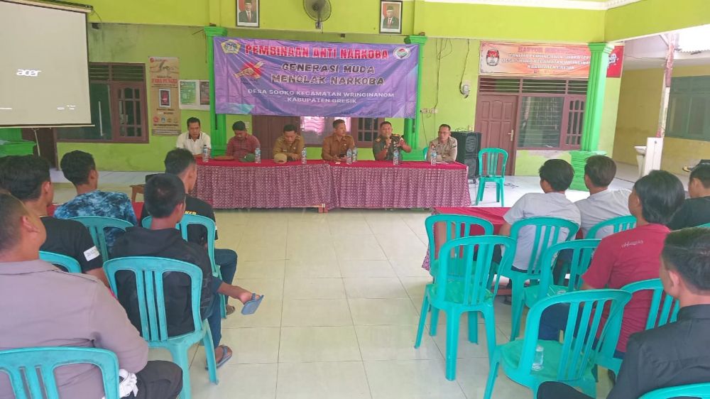 Bhabinkamtibmas Polsek Wringinanom sosialisasi bahaya Narkoba