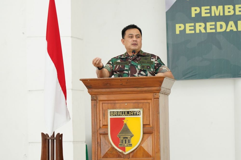 Prajurit dan PNS Korem 084/BJ Ikuti Sosialisasi Bahaya Narkoba P4GN