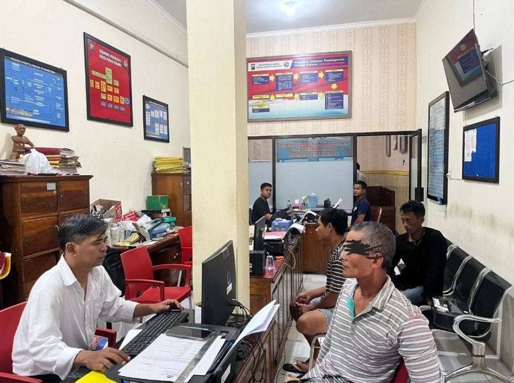 Polisi tangkap tersangka beserta barang buktinya