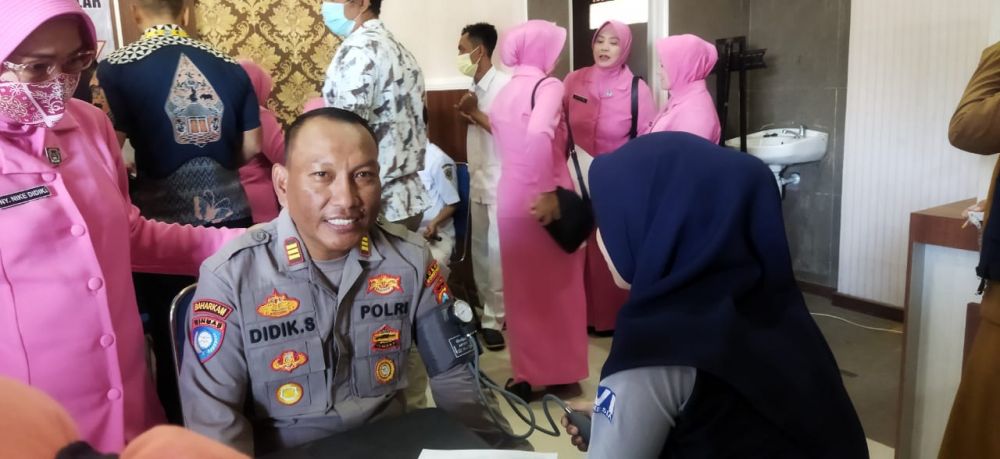 Polres Bondowoso gelar pemeriksaan penyakit tidak menular