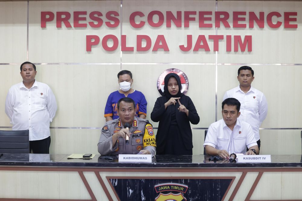 Ditreskrimum Polda Jatim ungkap kasus tipu gelap