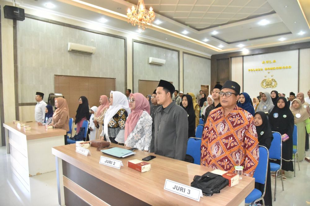 Polres Bondowoso di HUT Bhayangkara ke-78 Gelar Lomba MTQ dan Pildacil