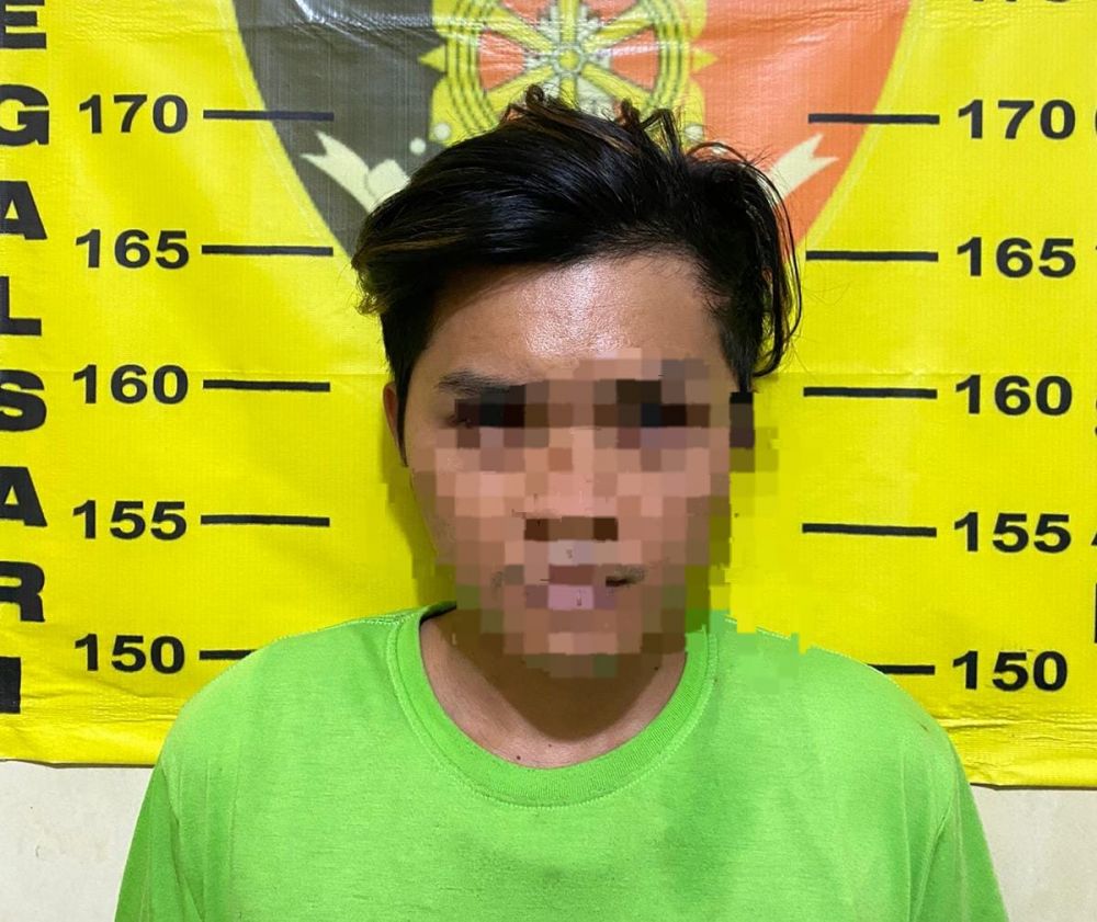 Tersangka pencabulan diamankan Polsek Tegalsari