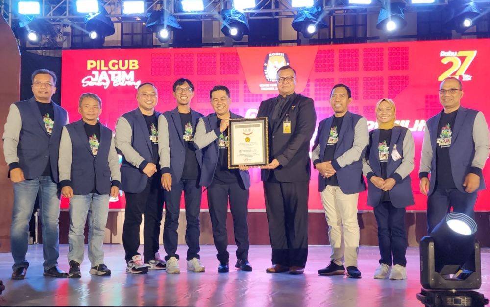 Coklit Serentak Satu Juta Pemilih di Hotel Mojopahit Surabaya