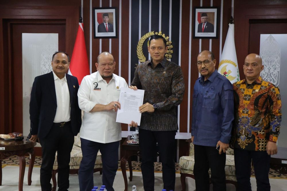 Ketua DPD RI Dikunjungi Menteri ATR/BPN, Ingatkan Penyelesaian Surat Ijo