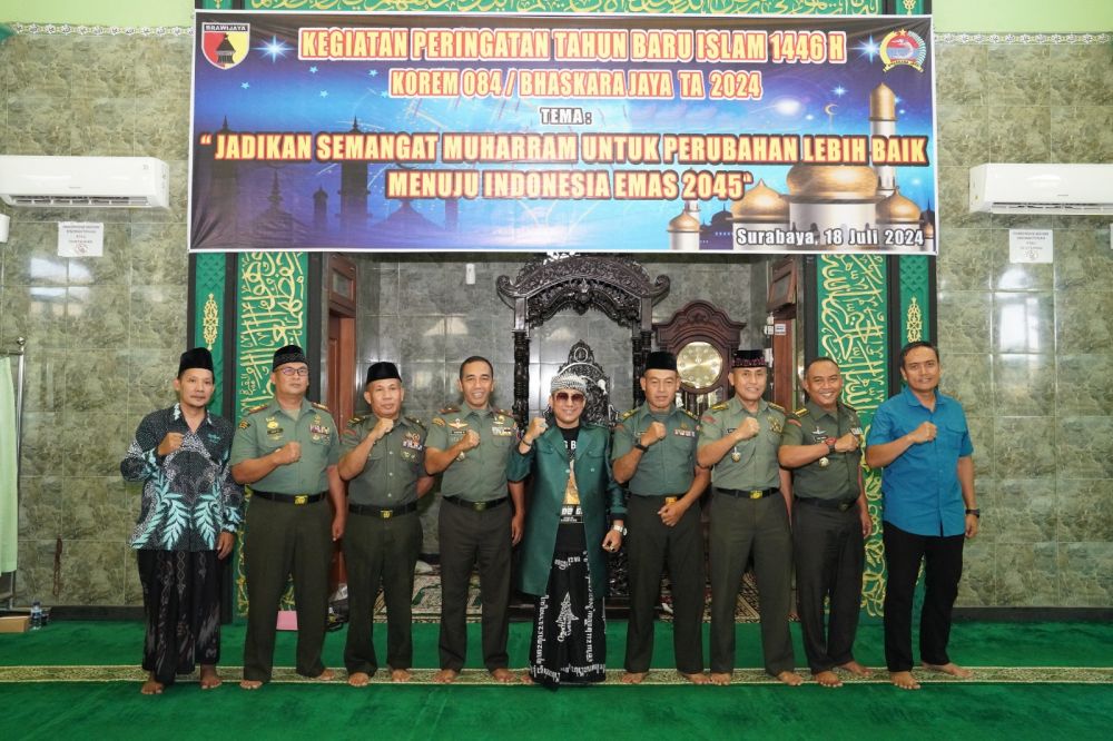 Korem 084/BJ Peringati Tahun Baru Hijriyah 1446/2024M