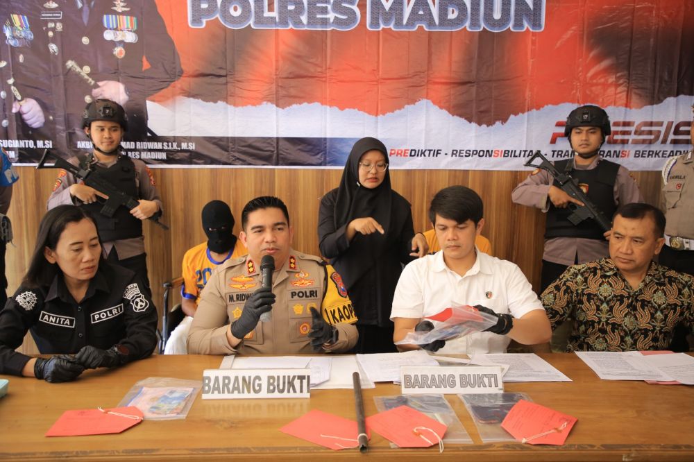 Polres Madiun amankan tersangka pembunuhan sopir truk
