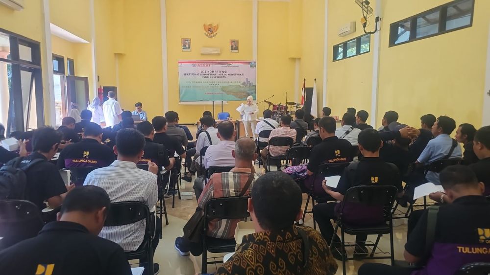 PT ULI Gelar Ujikom SKK-K Sewaktu di Lima UPT PU SDA Pemprov Jatim