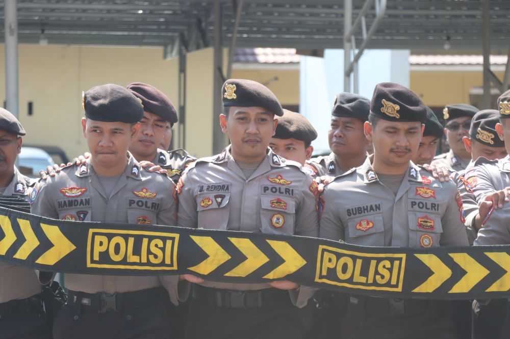 Polres Bondowoso gelar latihan Dalmas