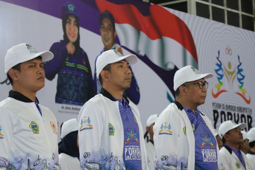 Wakapolres Gresik Kompol Danu Anindhita Kuncoro Putro hadiri pembukaan PORKAB