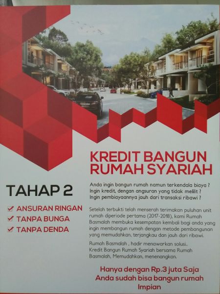 Pembiayaan bangun rumah secara syariah