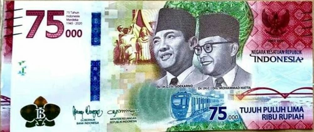 Uang pecahan Rp. 75 baru telah resmi di edarkan dan bisa di pakai transaksi juga bisa buat koleksi