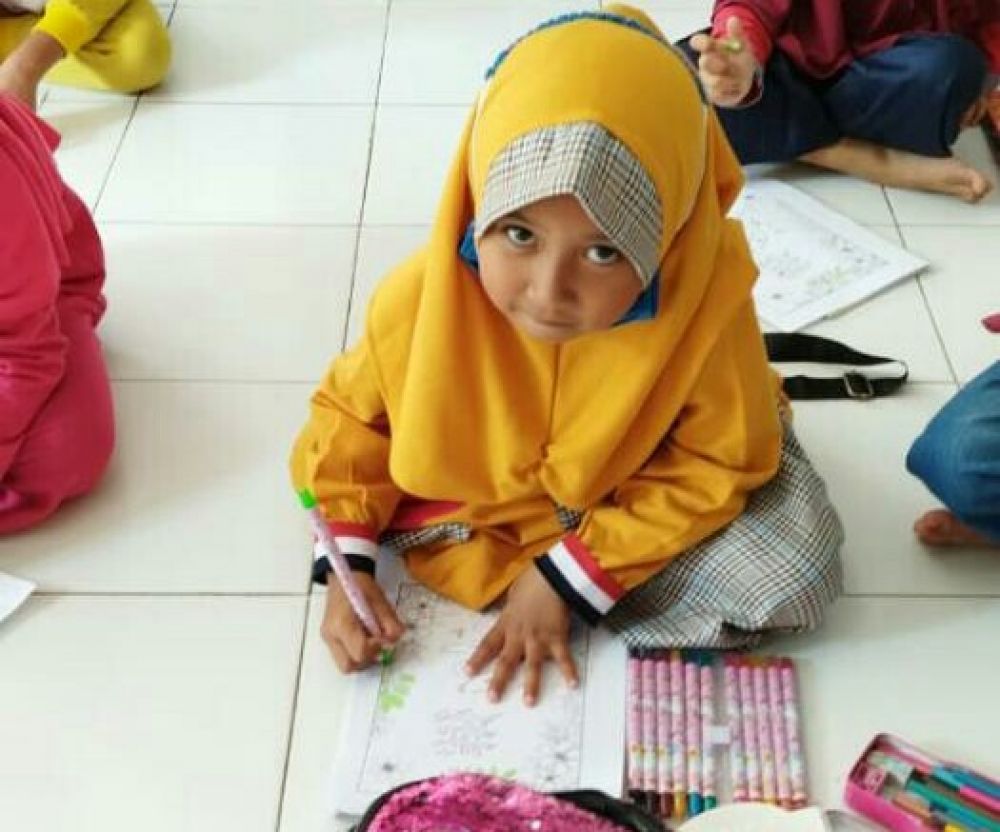 peserta saat di foto dalam acara tersebut