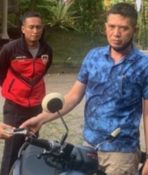 Tersangka diamankan Polres Tulungagung beserta barang buktinya
