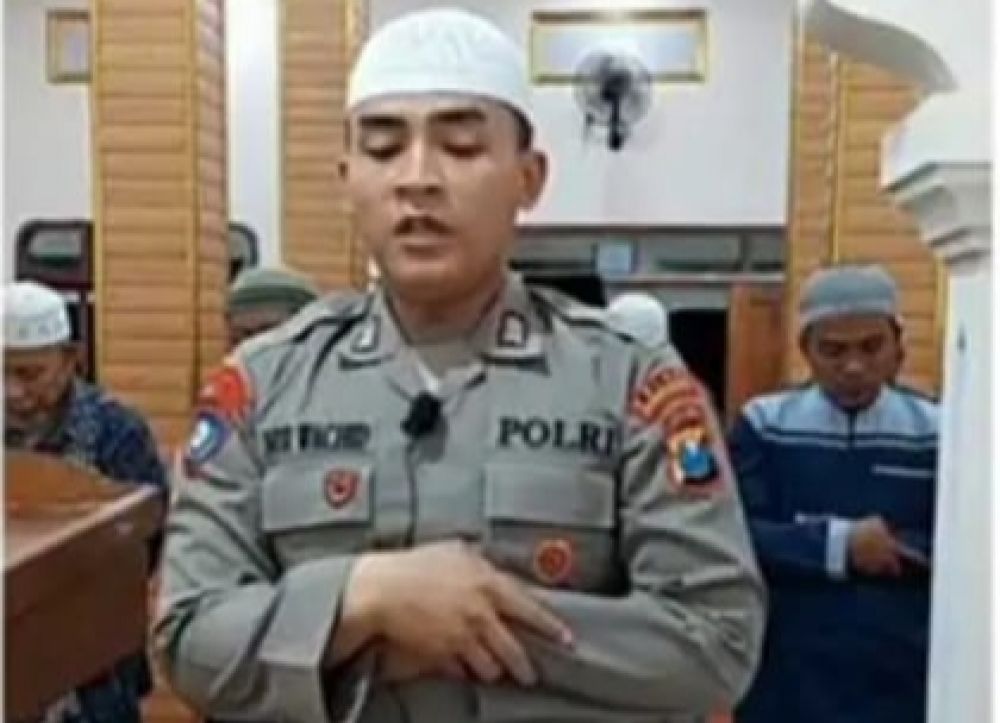 Bripka Nur Wachid ikuti lomba Imam Masjid