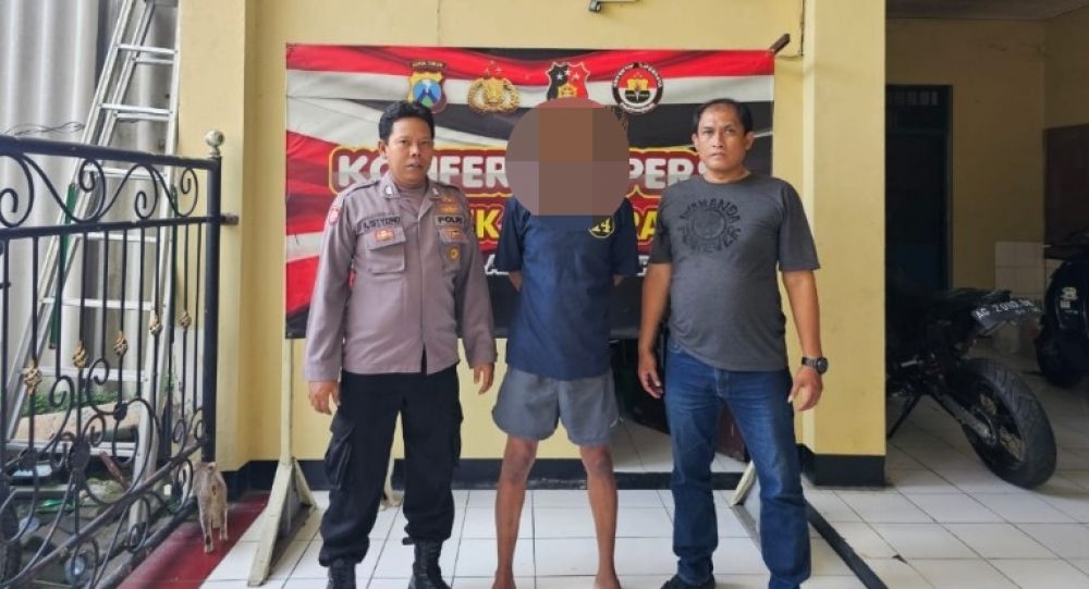 Polsek Kenjeran Tangkap Residivis Pencuri Kotak Amal