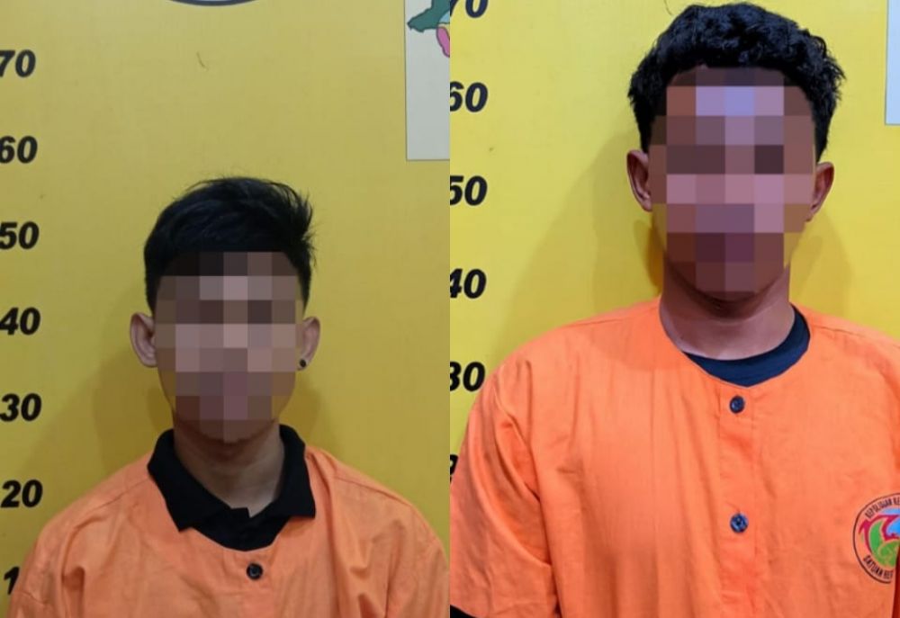 Polisi tangkap tersangka beserta barang buktinya 