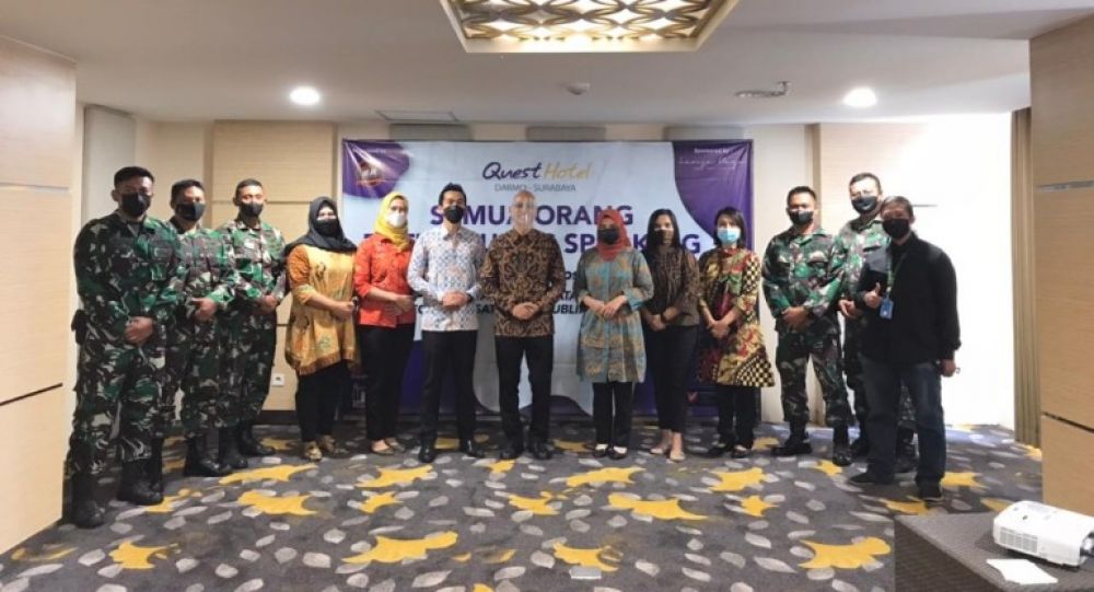 Quest Hotel Darmo Surabaya bersama Yonif Raider 500 dan Yonif Mekanis 516