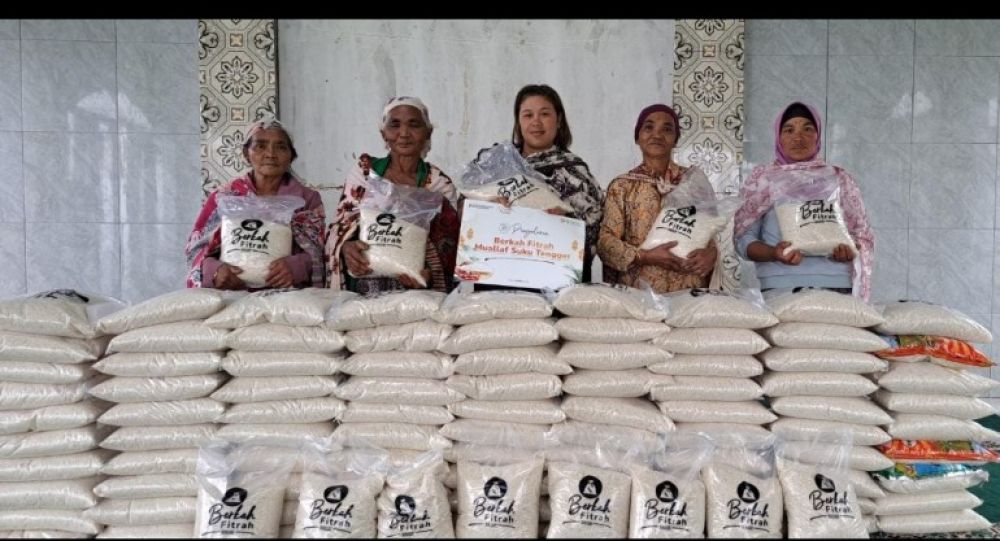 Laznas BMH salurkan Zakat Fitrah ke warga kurang mampu ke suku Tengger