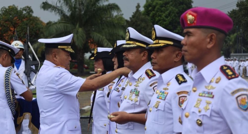 Danlantamal V Laksamana Pertama TNI Supardi pimpin sertijab 3 PJU